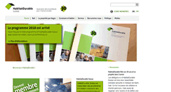 Desktop Screenshot of habitatdurable.ch